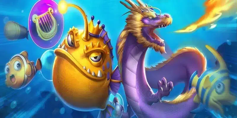 Giao diện bắn cá đổi thẻ cào với phần thưởng điện thoại đa dạng